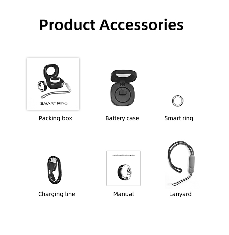 R8 smart ring product accessories